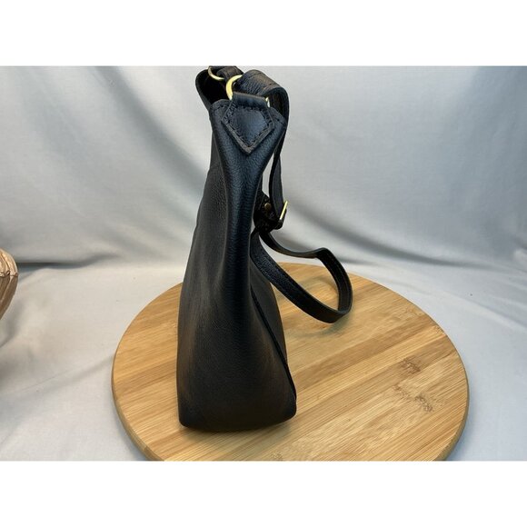 Portland Leather Goods Naomi Small Black Shoulder Bag NWOT - Picture 3 of 7